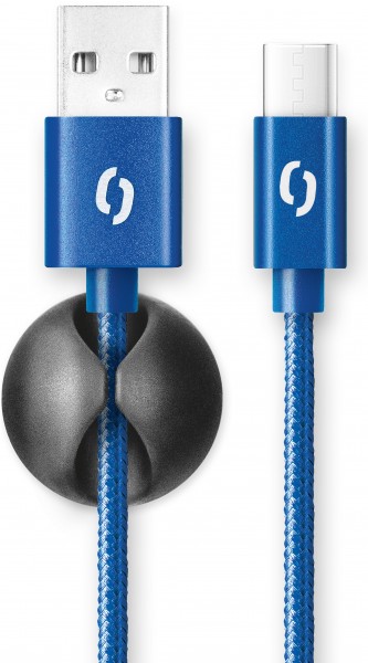 ALIGATOR PREMIUM 2A kabel, USB-C, modrá