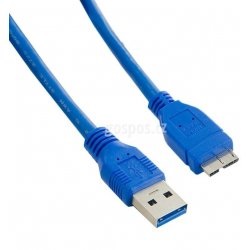 4World Kabel USB 3.0 AM-Micro BM 5.0m Blue