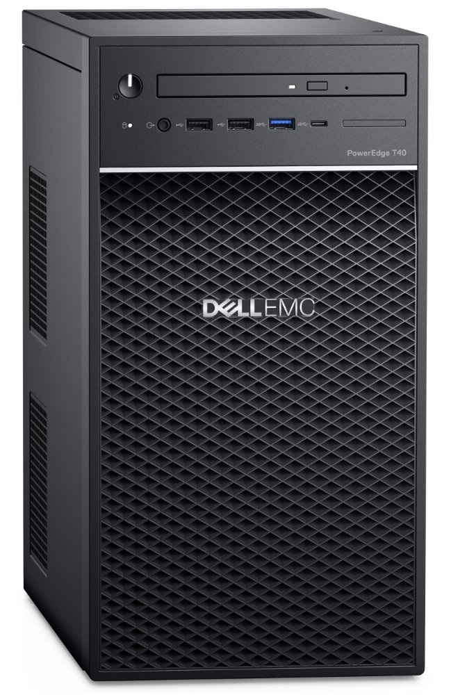 PROMO DO 28.10. Dell Server PowerEdge T40 E-2224G/16G/2x2TB SATA/DVDRW/1xGLAN/3RNBD