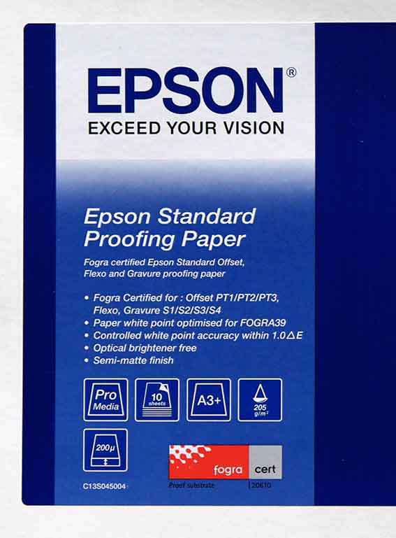 Standard Proofing Paper,DIN A3+,205g/m?,100 Blatt