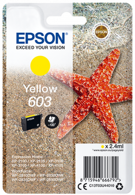 Epson singlepack, Yellow 603