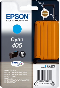 Epson Singlepack Cyan 405 DURABrite Ultra Ink