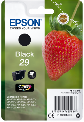 Epson Singlepack Black 29 Claria Home Ink