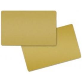 COLOR PVC CARD - GOLD METALLIC, 30 MIL (500 CARDS)