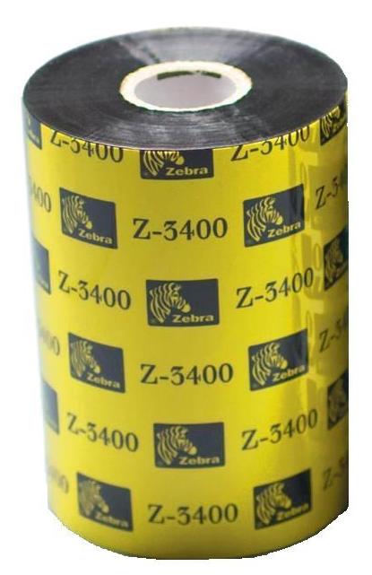 Zebra páska 3400 wax/resin. šířka 89mm. délka 450m