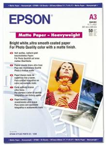 EPSON A3,Matte Paper Heavyweight (50listů)