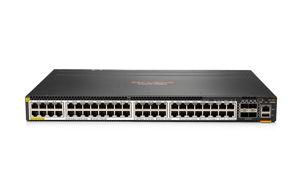 Aruba 6300M 48SR5 CL6 PoE 4SFP56 Swch