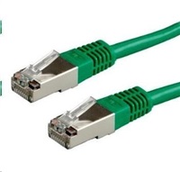 XtendLan patch kabel Cat6A, SFTP, LS0H - 0,3m, zelený (prodej po 10 ks)