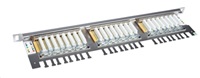 Solarix Patch panel 24xRJ45 CAT6 STP s vyvazovací lištou 0,5U SX24HD-6-STP-SL