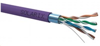 Instalační kabel Solarix FTP, Cat5E, drát, LSOH, cívka 500m SXKD-5E-FTP-LSOH