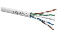 Instalační kabel Solarix UTP, Cat6, drát, PVC, cívka 500m SXKD-6-UTP-PVC