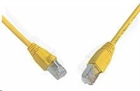 Solarix Patch kabel CAT5E SFTP PVC 0,5m žlutý snag-proof C5E-315YE-0,5MB