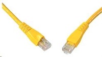 Solarix Patch kabel CAT5E UTP PVC 1m žlutý snag-proof C5E-114YE-1MB