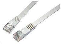 Solarix Patch kabel plochý CAT6 UTP LSOH 0,5m šedý non-snag-proof C6-111GY-0,5MB