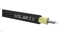 DROP1000 kabel Solarix, 12vl 9/125, 3,8mm, LSOH, černý, cívka 500m SXKO-DROP-12-OS-LSOH
