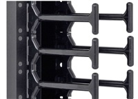 TRITON vertikální vyvazovací panel 42U, dvouřadý, pro rozvaděče šířky 800mm z řady RMA, RZA, RDA, RTA,RYA,černý // bazar