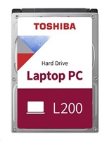 TOSHIBA HDD L200 Laptop PC (SMR) 2TB, SATA III, 5400 rpm, 128MB cache, 2,5", 9,5mm, RETAIL