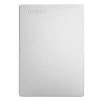 TOSHIBA Externí HDD CANVIO SLIM 1TB, USB 3.2 Gen 1, stříbrná / silver