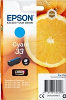 Epson Singlepack Cyan 33 Claria Premium Ink