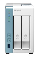 QNAP TS-231P3-4G (1,7GHz / 4GB RAM (až 8GB RAM) / 2x SATA / 1x GbE  / 1x 2,5GbE / 3x USB 3.2)