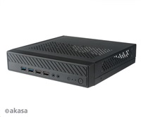 AKASA case Cypher MX3, thin mini-ITX (Sub 2L Chassis with 2 x USB 2.0 &amp; 2 x USB 3.0, VESA mountable)