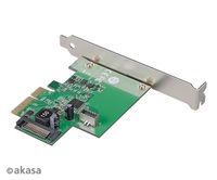 AKASA PCIe karta USB 3.2 Gen 2 interní konektor