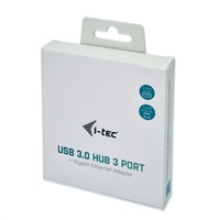 i-tec USB 3.0 Metal HUB 3 Port + Gigabit Ethernet