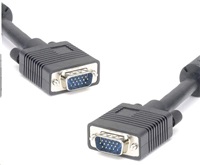 PremiumCord Kabel k monitoru HQ (Coax) 2x ferrit,SVGA 15p, DDC2,3xCoax+8žil, 10m