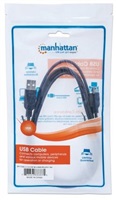 MANHATTAN Kabel USB 2.0 A-mini B propojovací 1,8m