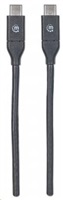 MANHATTAN USB 3.1 Gen2 Cable, Type-C Male / Type-C Male, 1m (3 ft.), 3A, Black