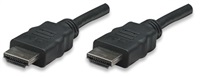 MANHATTAN kabel High Speed HDMI 3D, Male to Male, stíněný, černý, 7,5m