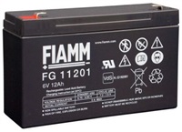 Baterie - Fiamm FG11201 (6V/12,0Ah - Faston 187), životnost 5let