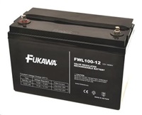 Baterie - FUKAWA FWL 100-12 (12V/100Ah - M8), životnost 10let