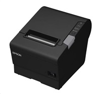 EPSON TM-T88VI pokladní tiskárna, RS232/USB/LAN, buzzer, černá, se zdrojem