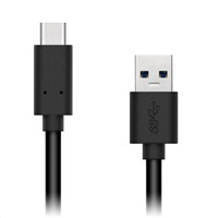 CONNECT IT Wirez USB-C (Type C) -&gt; USB-A, USB 3.1 Gen 1, černý, 0,5 m