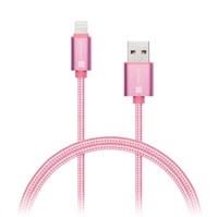CONNECT IT Wirez Premium Metallic Lightning - USB, rose gold, 1m