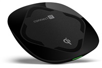 CONNECT IT Qi CERTIFIED Wireless Fast Charge bezdrátová nabíječka, 10 W, černá