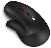CONNECT IT FOR HEALTH ergonomická vertikální myš (+ 1x AA baterie zdarma) bezdrátová, černá