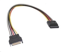 PremiumCord Napájecí kabel k HDD Serial ATA prodlužka 16cm