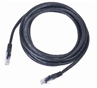 GEMBIRD Eth Patch kabel cat5e UTP 3m - černý