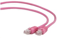 GEMBIRD kabel patchcord Cat5e UTP 5m, růžový