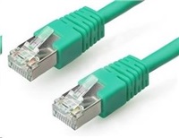 GEMBIRD kabel patchcord CAT6 stíněný FTP 1m, zelený