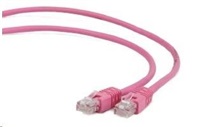 GEMBIRD kabel patchcord CAT6 stíněný FTP 1m, růžový