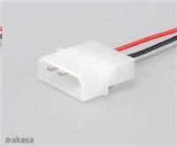 AKASA kabel SATA pro slim optické mechaniky, pro mini-ITX systémy, 20cm