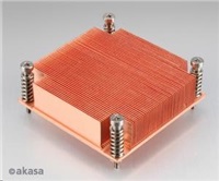 AKASA chladič CPU - 1U měděný - Intel - pasivní