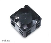 ventilátor Akasa - 40x20 mm  - černý