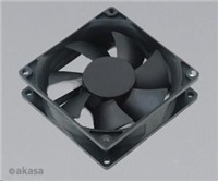 ventilátor Akasa - 8 cm - Paxfan - černý