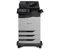 LEXMARK tiskárna CX825dtfe A4 COLOR LASER, 52ppm, 2048MB USB, LAN, duplex, dotykový LCD, 2x zásobník papíru, sešívačka