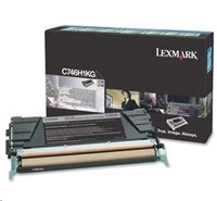 LEXMARK toner C746, C748 Black High Yield Return Program Toner Cartridge