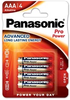 PANASONIC Alkalické baterie Pro Power LR03PPG/4BP AAA 1,5V (Blistr 4ks)
